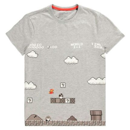Camiseta 8 Bit Super Mario Bros Nintendo