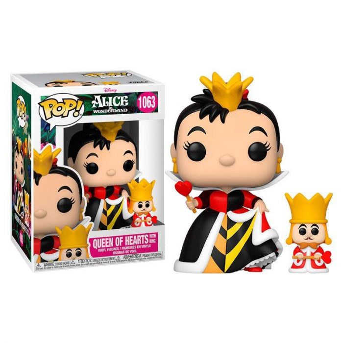 Funko Pop Queen Of Hearts with King Alice 70th Dis