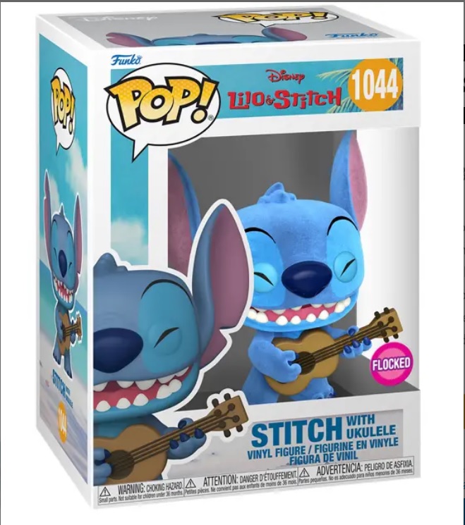 Funko Pop Stitch w/ Ukulele Flocked Disney