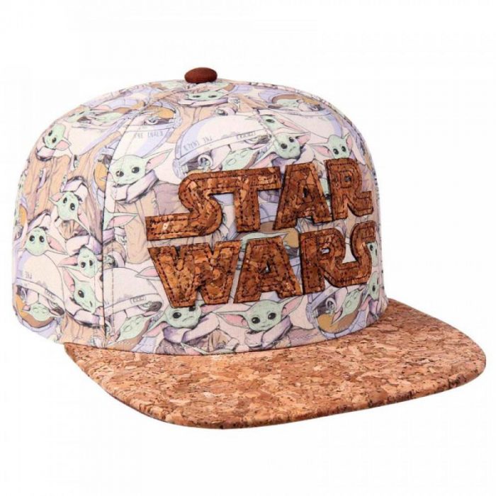 Gorra Visera Plana Corcho The Mandalorian