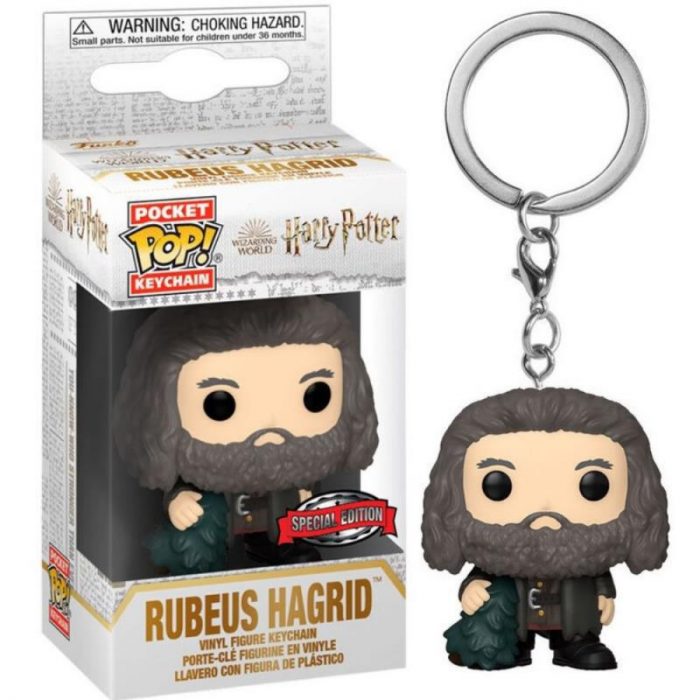 Llavero Pop Hagrid Holiday Harry Potter