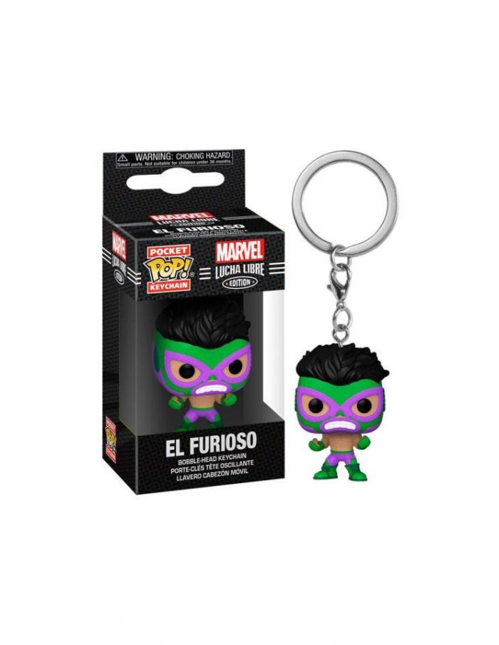 Llavero Pop Hulk El Furioso Marvel Luchadores