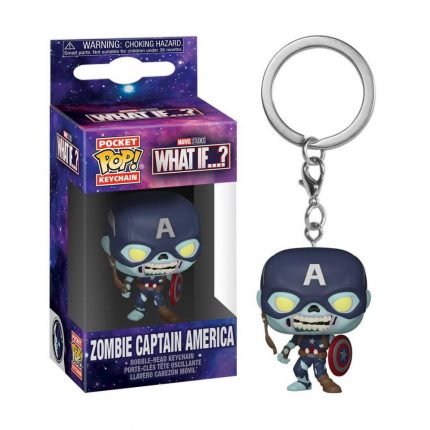 Llavero Pop Zombie Captain America Marvel What If