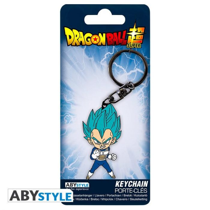 Llavero Vegeta Saiyan Azul Dragon Ball PVC