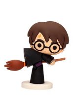 Mini Figura Goma Harry Potter Nimbus Capa Negra