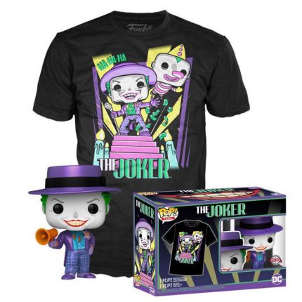 Pack Funko Pop Joker with Speake Camiseta Batman