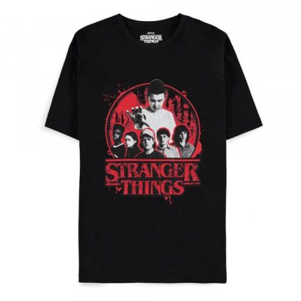 Stranger Things Camiseta Group Talla M