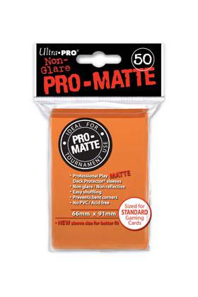 Ultra Pro - 50 Pro-Matte Sleeves - Orange